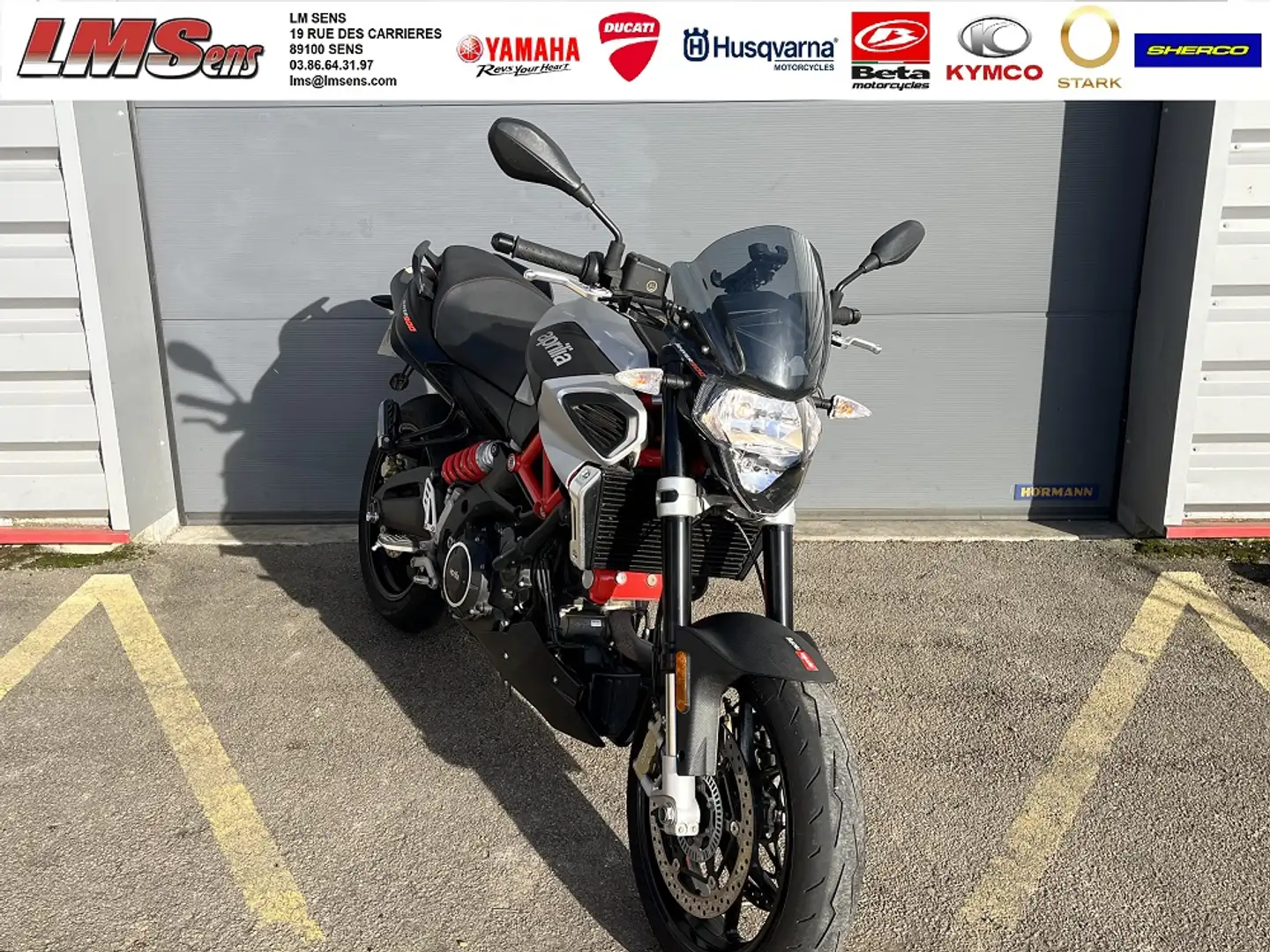 Aprilia Shiver 900 Gris - 2