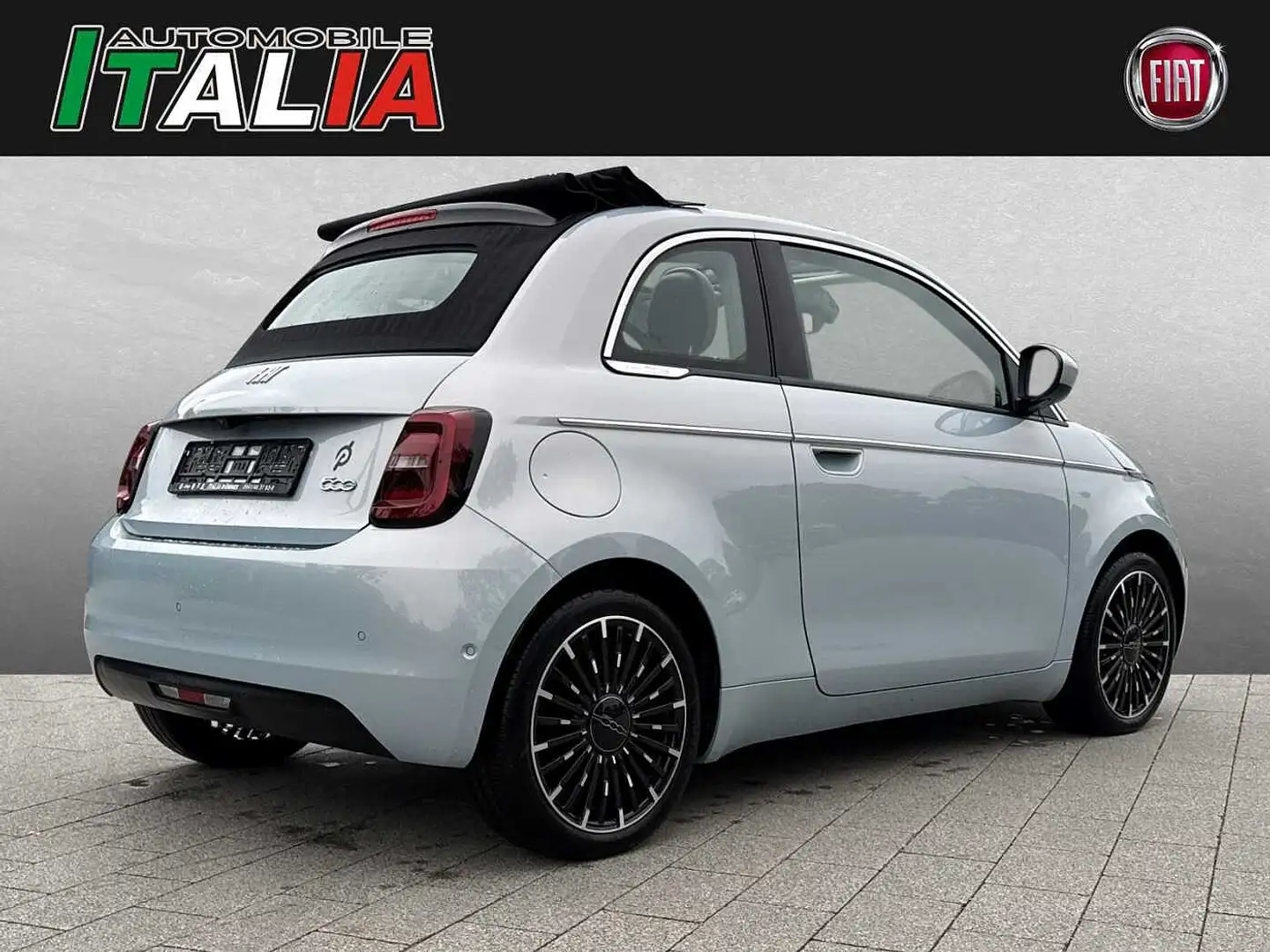 Fiat 500 e La Prima Cabrio *8-Fach* Blau - 2