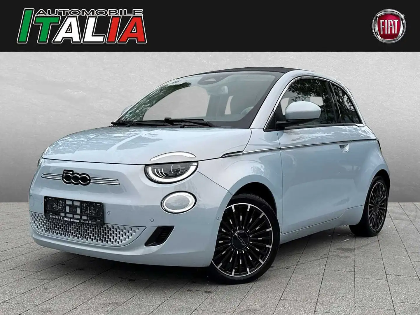 Fiat 500 e La Prima Cabrio *8-Fach* Blau - 1