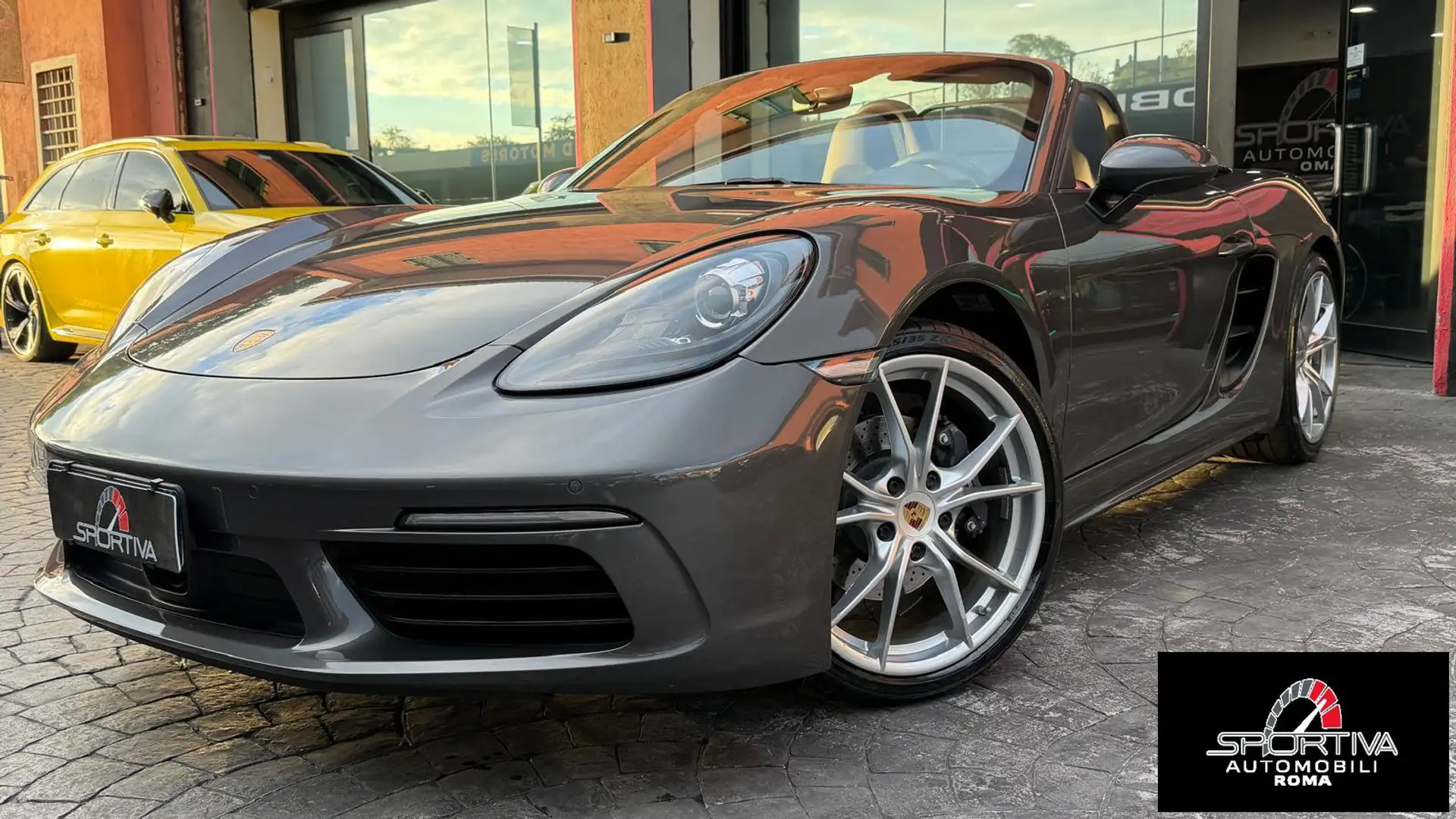 Porsche 718 Spyder UNIPRO ITALIANA TAGLIANDATA 718 Boxster 2.0 Gris - 1