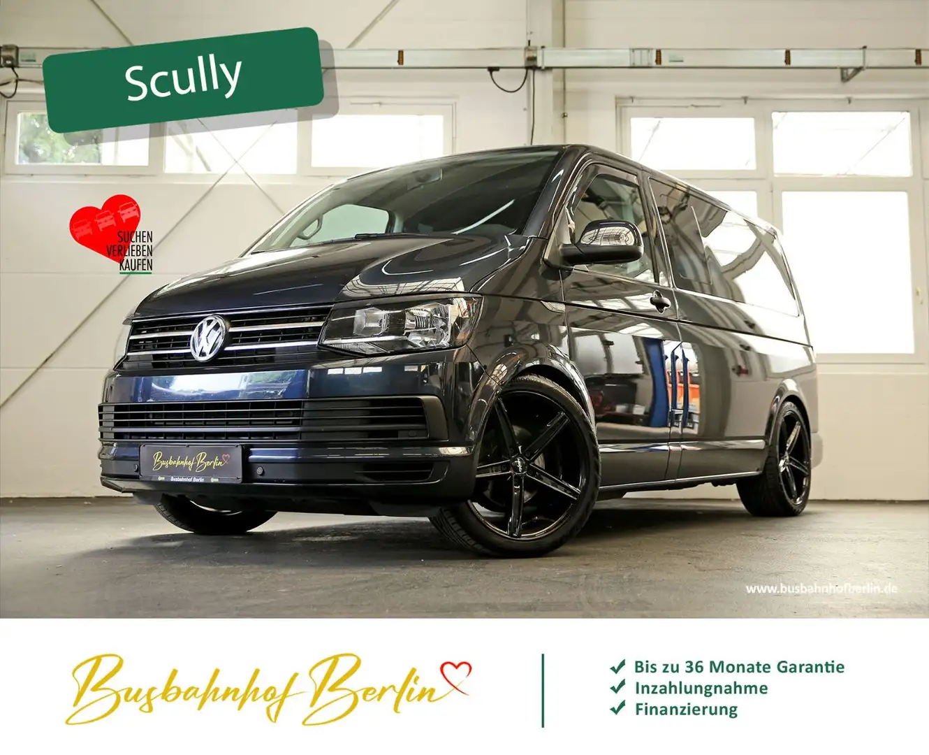 Volkswagen T6 Multivan DSG Standheizung 7Sitze Kamera Navi Kék - 1