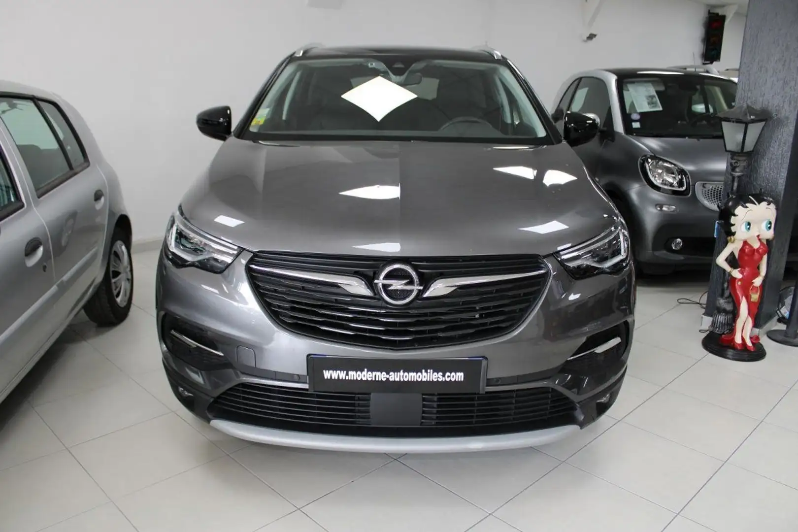 Opel Grandland X HYBRID4 300CH ULTIMATE Gris - 2