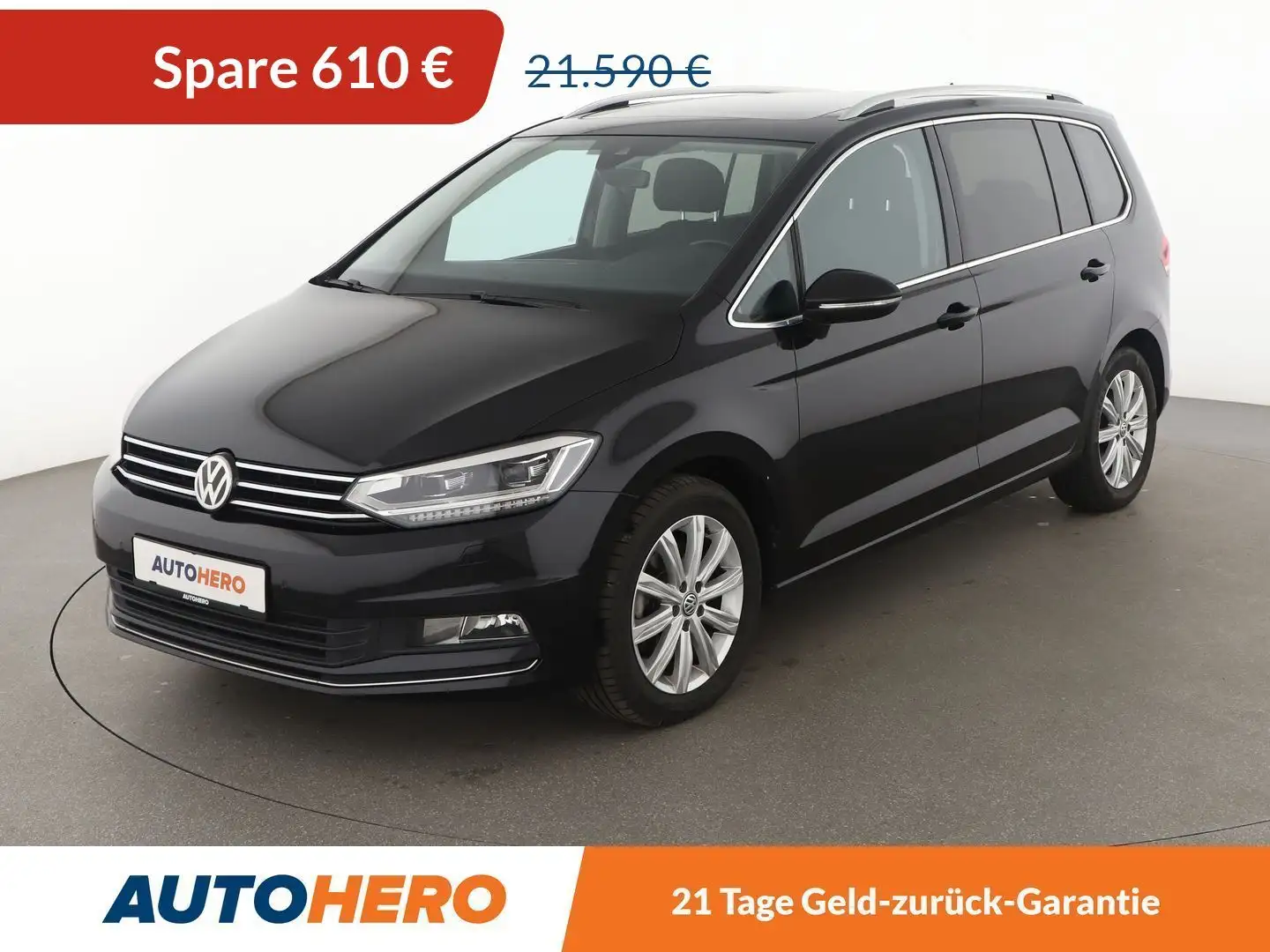Volkswagen Touran 2.0 TDI Highline BMT Aut.*NAVI*LED*ACC*PDC*SHZ* Schwarz - 1