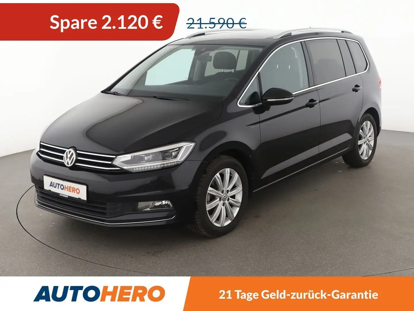 Volkswagen Touran 2.0 TDI Highline BMT Aut.*NAVI*LED*ACC*PDC*SHZ* Schwarz - 1