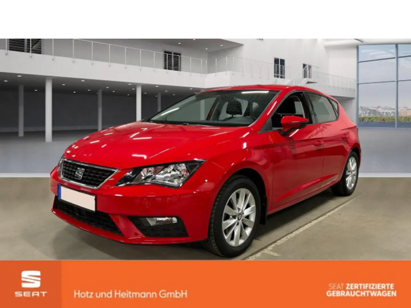 SEAT Leon 1.5 TGI Style SITZHZ/CLIMATR/PDC Roşu - 1