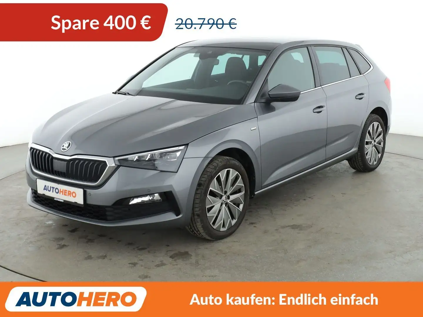 Skoda Scala 1.0 TSI Clever Aut.*NAVI*LED*TEMPO*PDC* Grau - 1