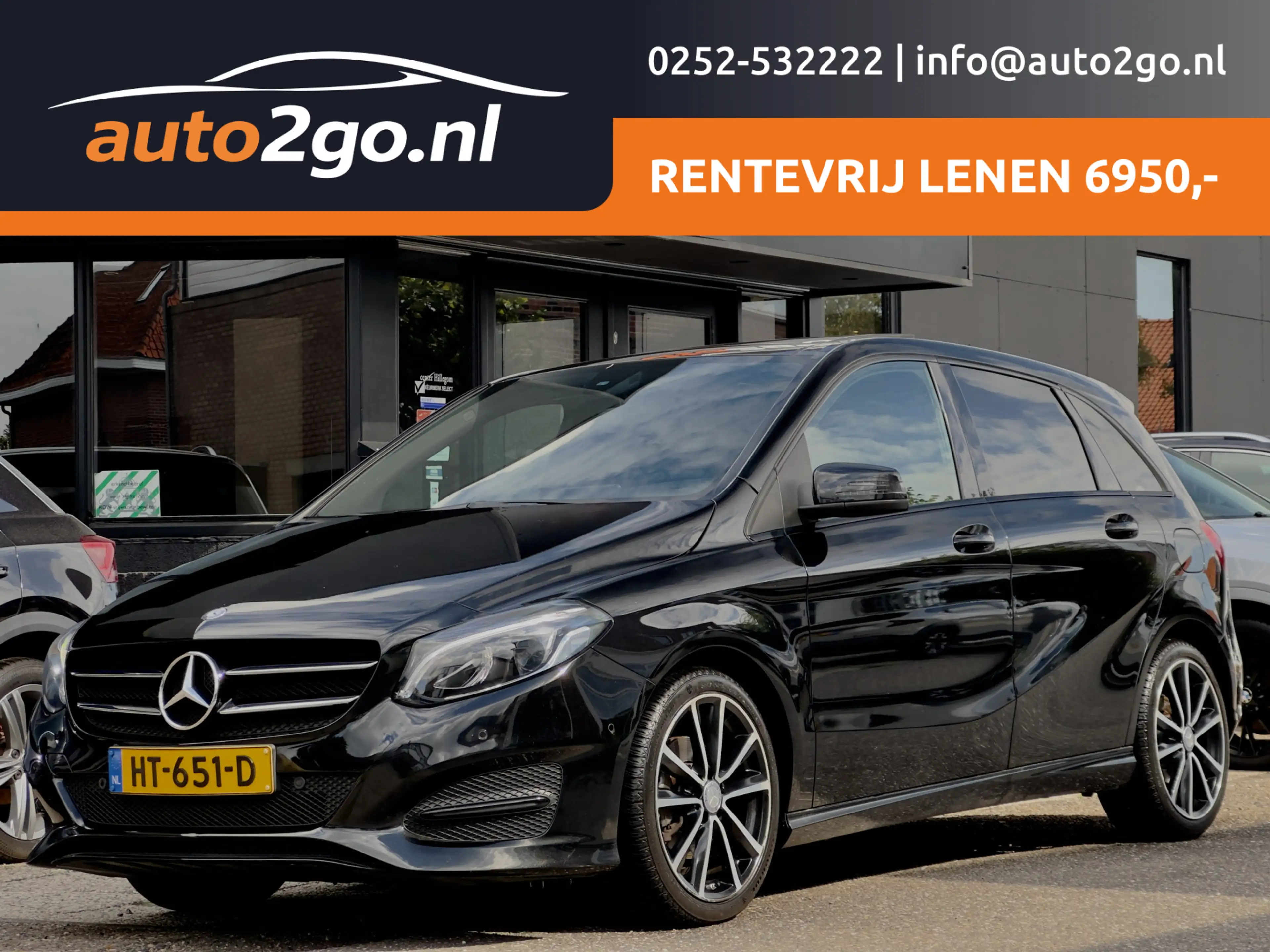 Mercedes-Benz B 180 AUT7 AMBITION 104D.KM!! PANODAK LEDER NAVI AIRCO L
