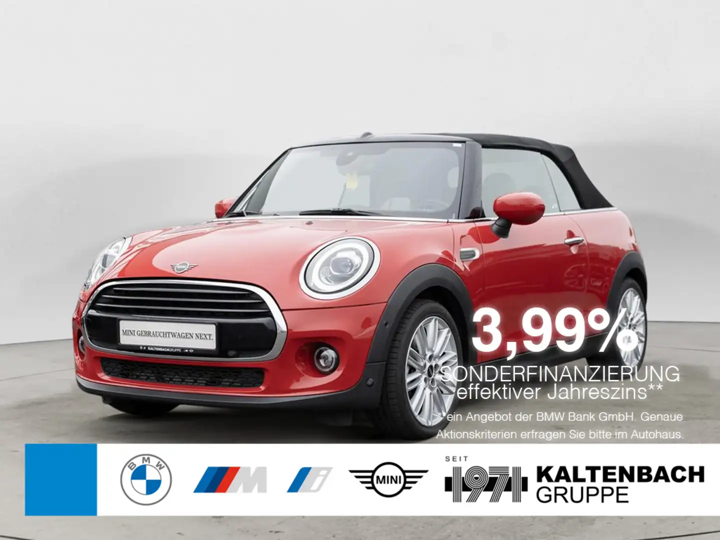 MINI Cooper Cabrio Chili HUD LED ACC SHZ PDC KLIMA Rot - 1