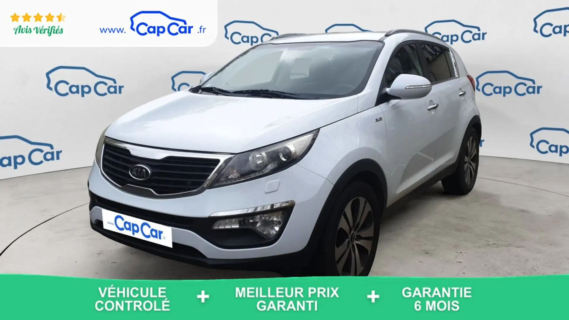 Kia Sportage 2.0 CRDI 136 4WD BVA Active - Automatique Blanc - 1