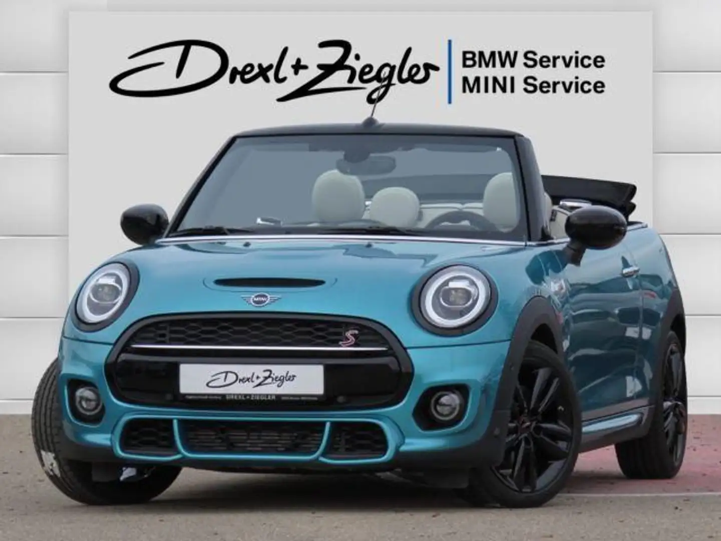 MINI Cooper S Cabrio JCW Leder Komfzg. NaviPlus DAB Azul - 1