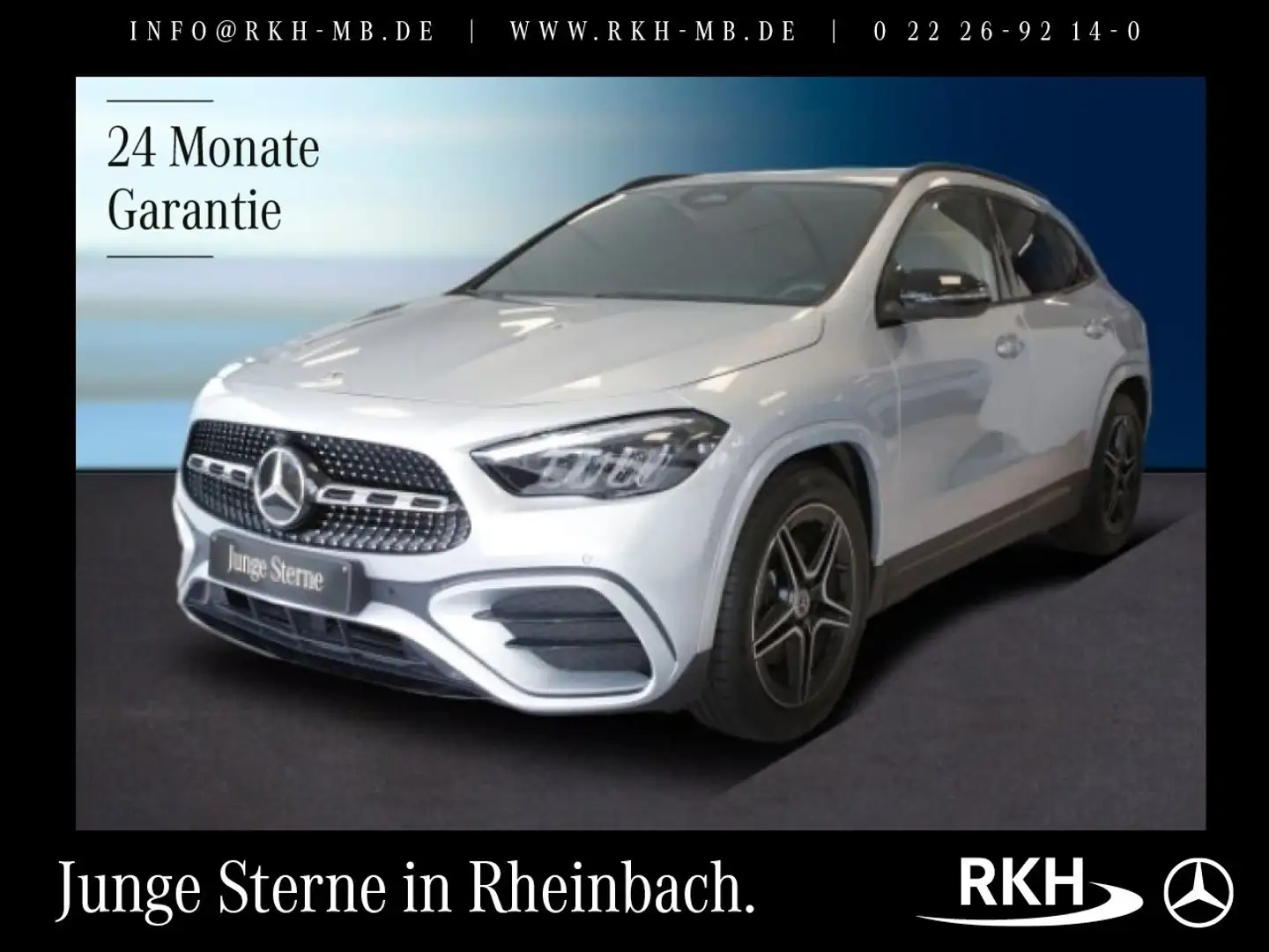 Mercedes-Benz GLA 200 GLA 200 AMG Line Night/Distron/360°/Totw/LED/AHK Silber - 1