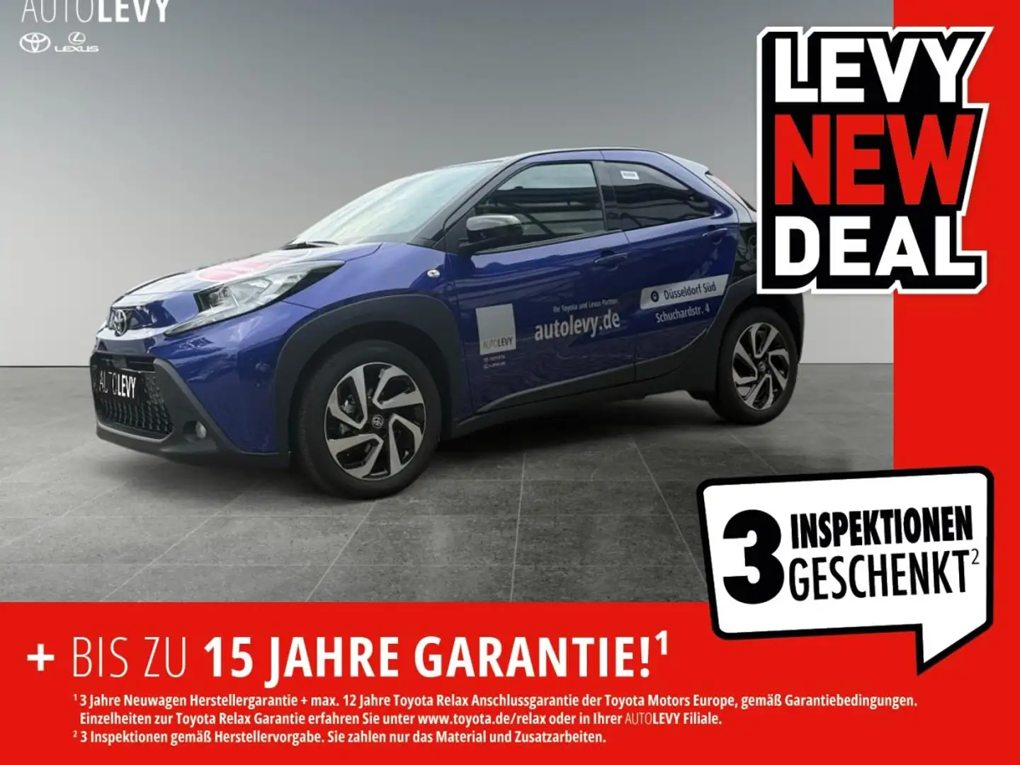 Toyota Aygo X 1.0 l Team D CVT *CARPLAY*KAMERA* Blau - 1