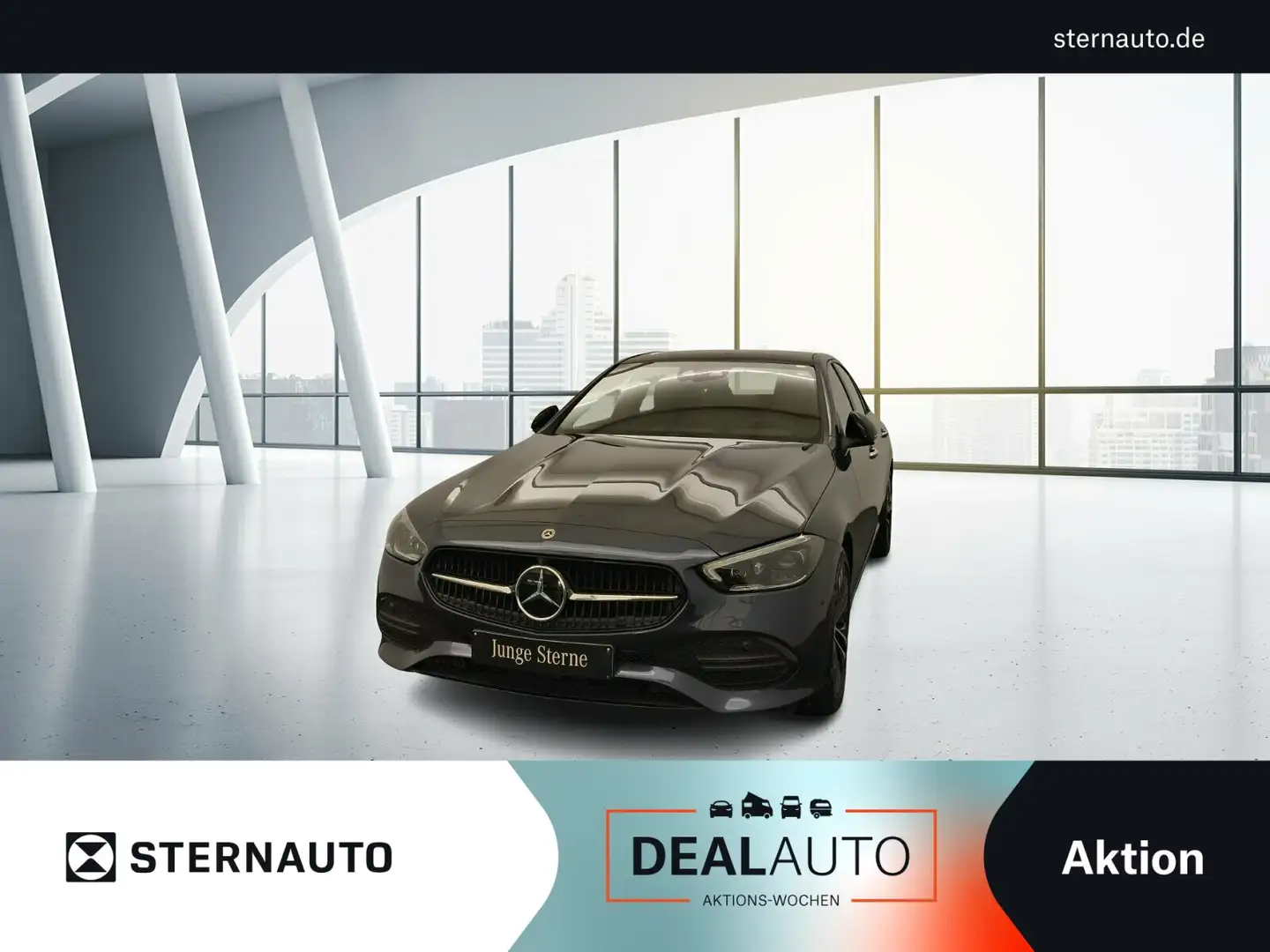Mercedes-Benz C 300 C 300d F in VIN HinterachsLenk Distro Pano AHK Blau - 1