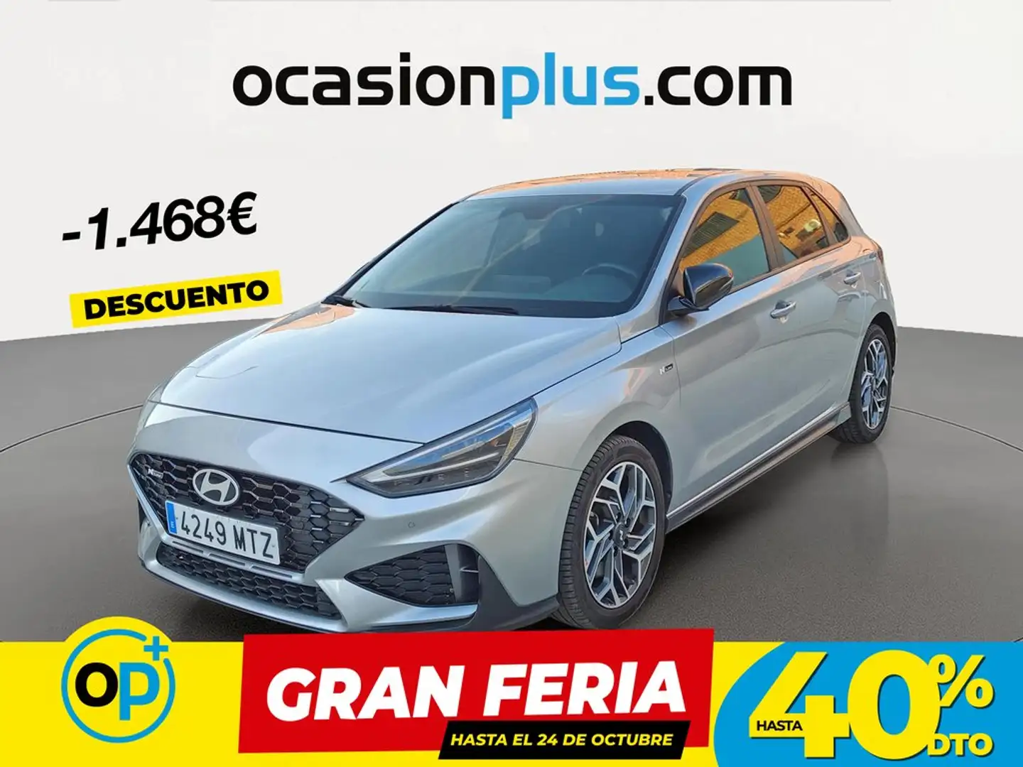 Hyundai i30 1.0 TGDI N Line 100 Gris - 1