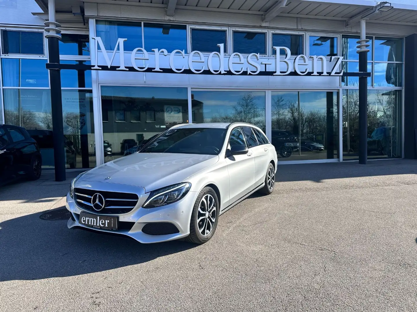 Mercedes-Benz C 350 e T-Modell 360° Kamera Anhängevorrichtung Silber - 2