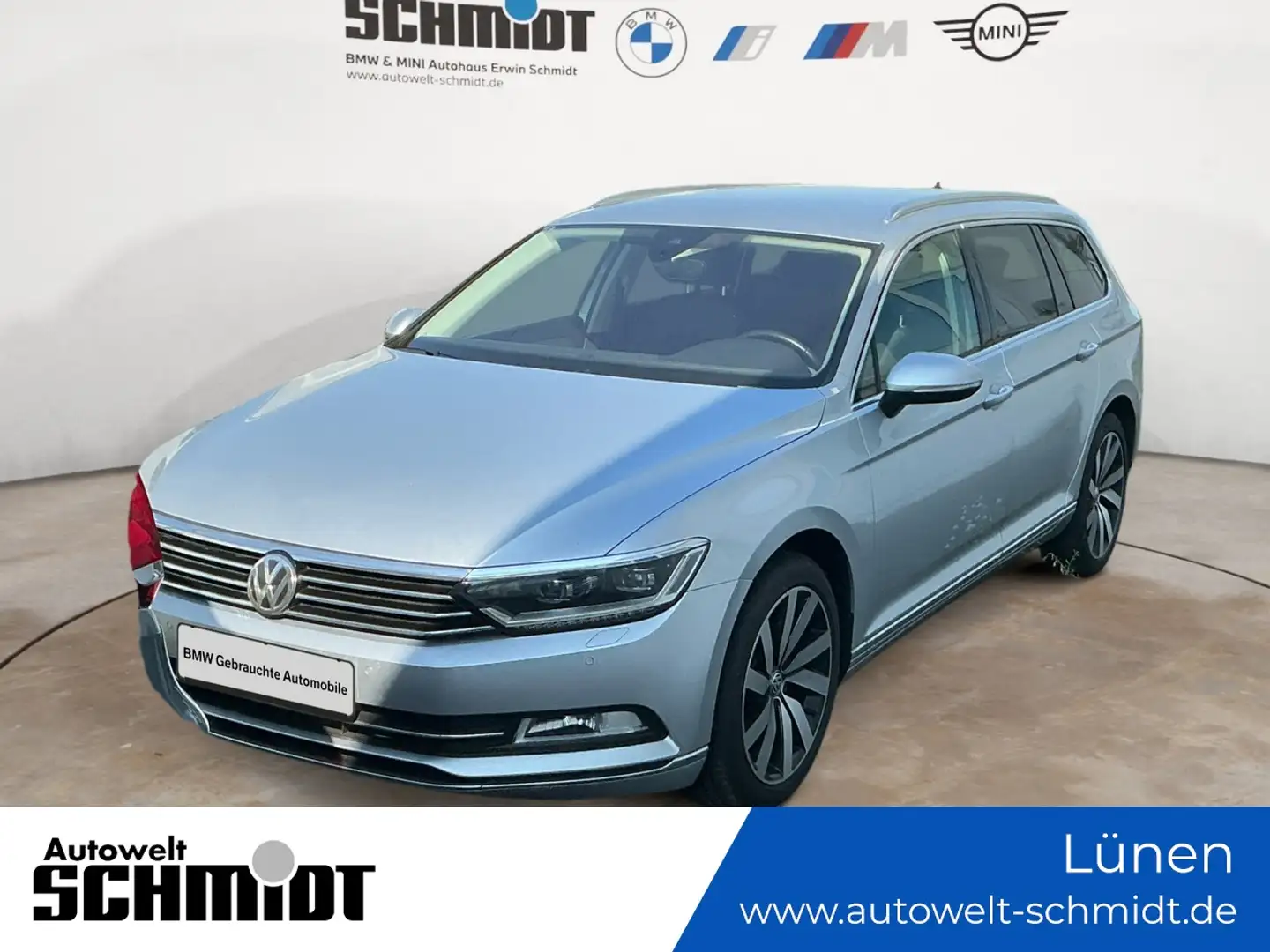 Volkswagen Passat 2.0 TDI Highline Variant + 1.Hand Silber - 1
