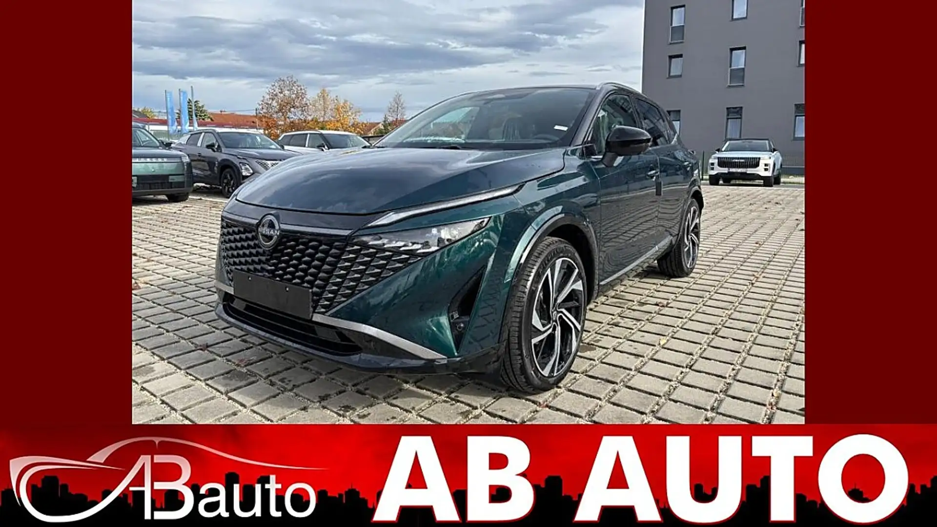 Nissan Qashqai 1,3 DIG-T MHEV 4x4 Tekna+ Xtronic Grün - 1