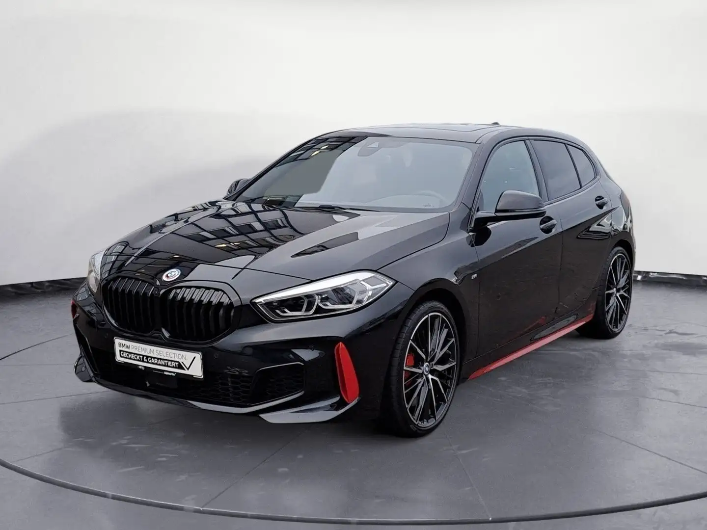 BMW 128 ti Navi Leder Tempom.aktiv Panoramadach Schwarz - 2