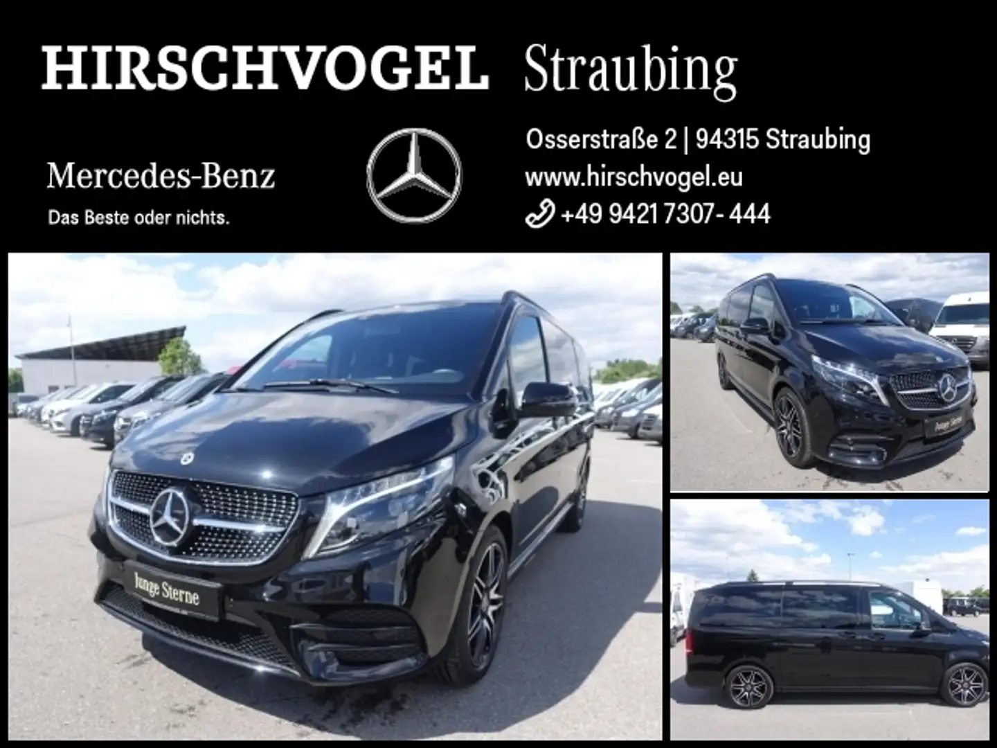 Mercedes-Benz V 250 d lang AMG 8-Sitzer Distronic TAXI Schwarz - 1