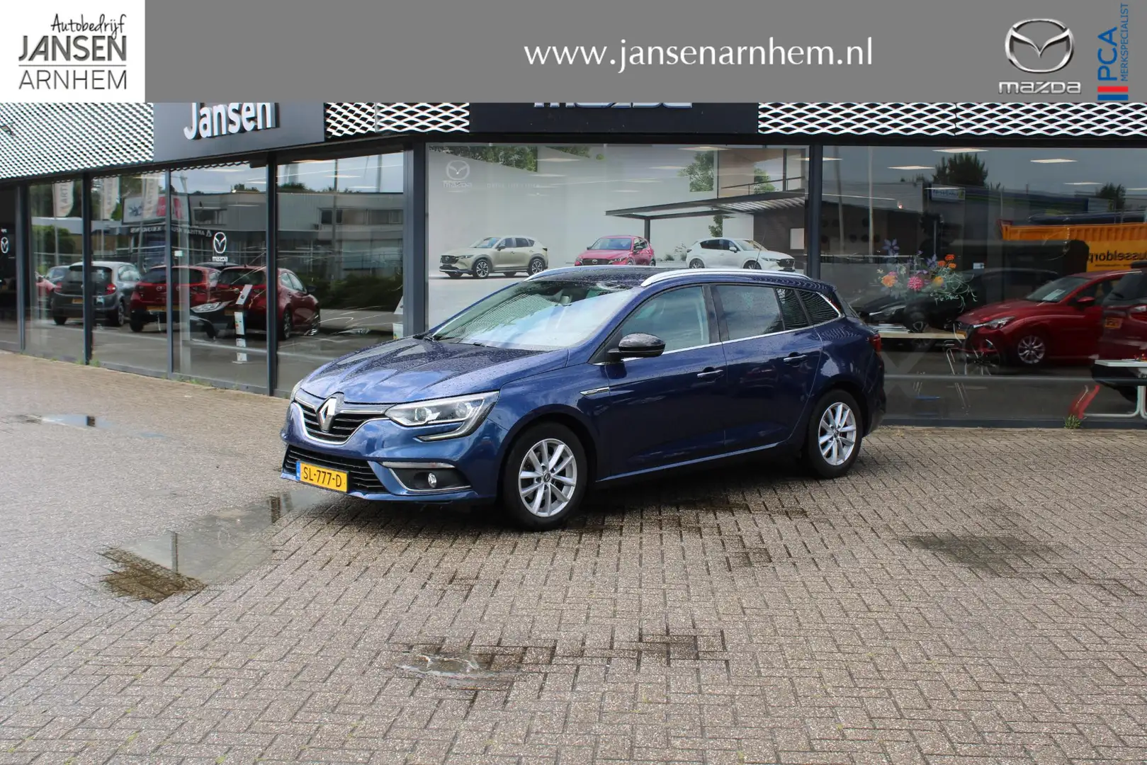 Renault Megane Estate 1.2 TCe Limited , Trekhaak, Navi, Cruise, A Blauw - 1