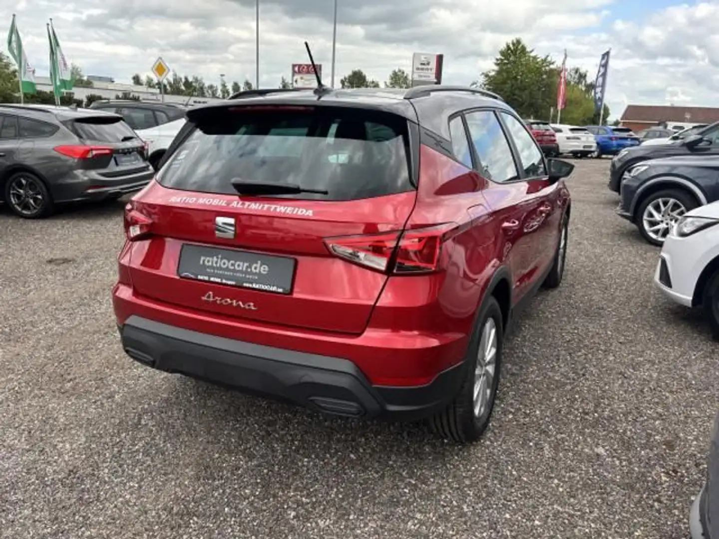 SEAT Arona ARONA ROAD EDITION 1.0 TSI AHZV-VORBER. SITZH. Rouge - 2