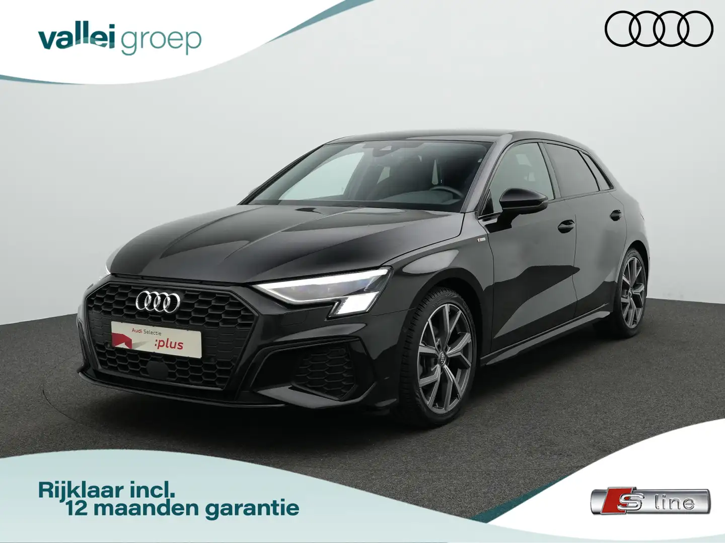 Audi A3 Sportback 35 TFSI 150 pk S-tronic S edition | Matr Zwart - 1