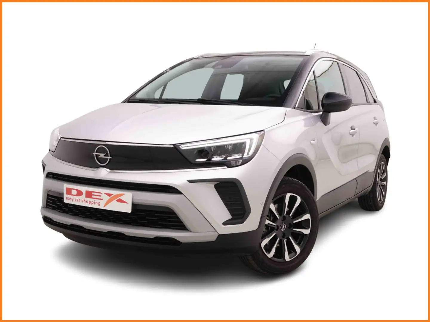 Opel Crossland 1.2 T 110 Elegance + GPS + Camera + LED Lights Zilver - 1