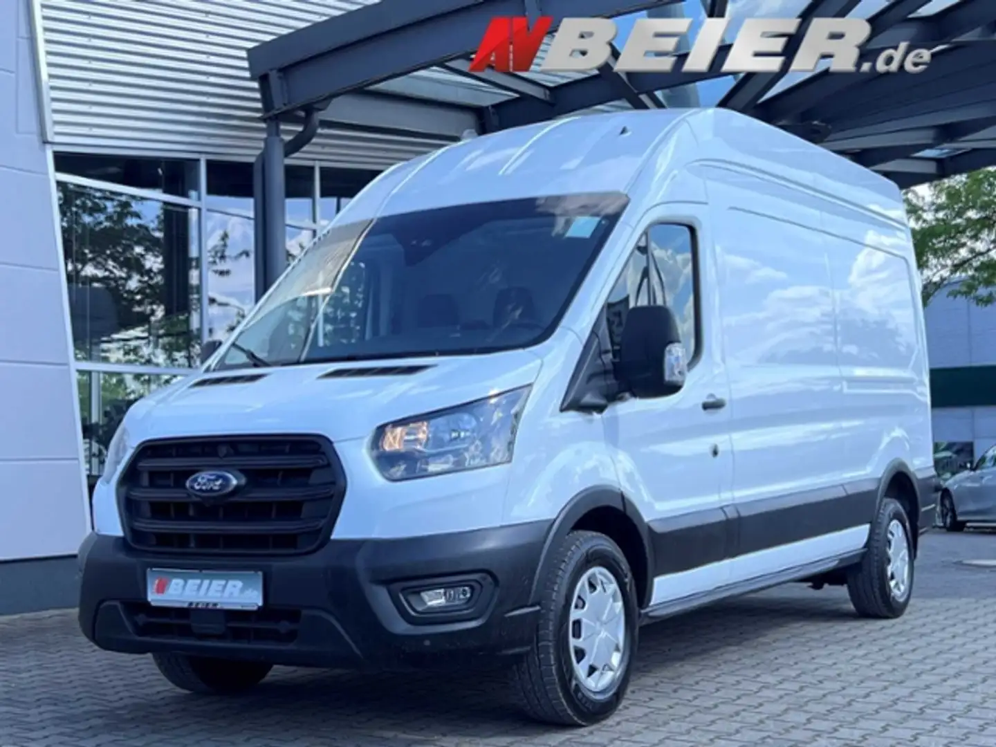 Ford Transit 350 L3 H3 Klima SHZ 2xPDC Dach vorn einge Weiß - 1