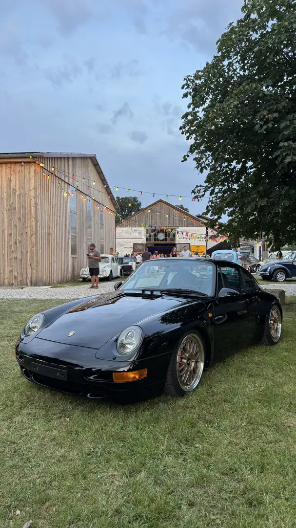 Porsche 993 911 Carrera 2 C2 Schalter 1998 C00 BBS Schwarz - 2