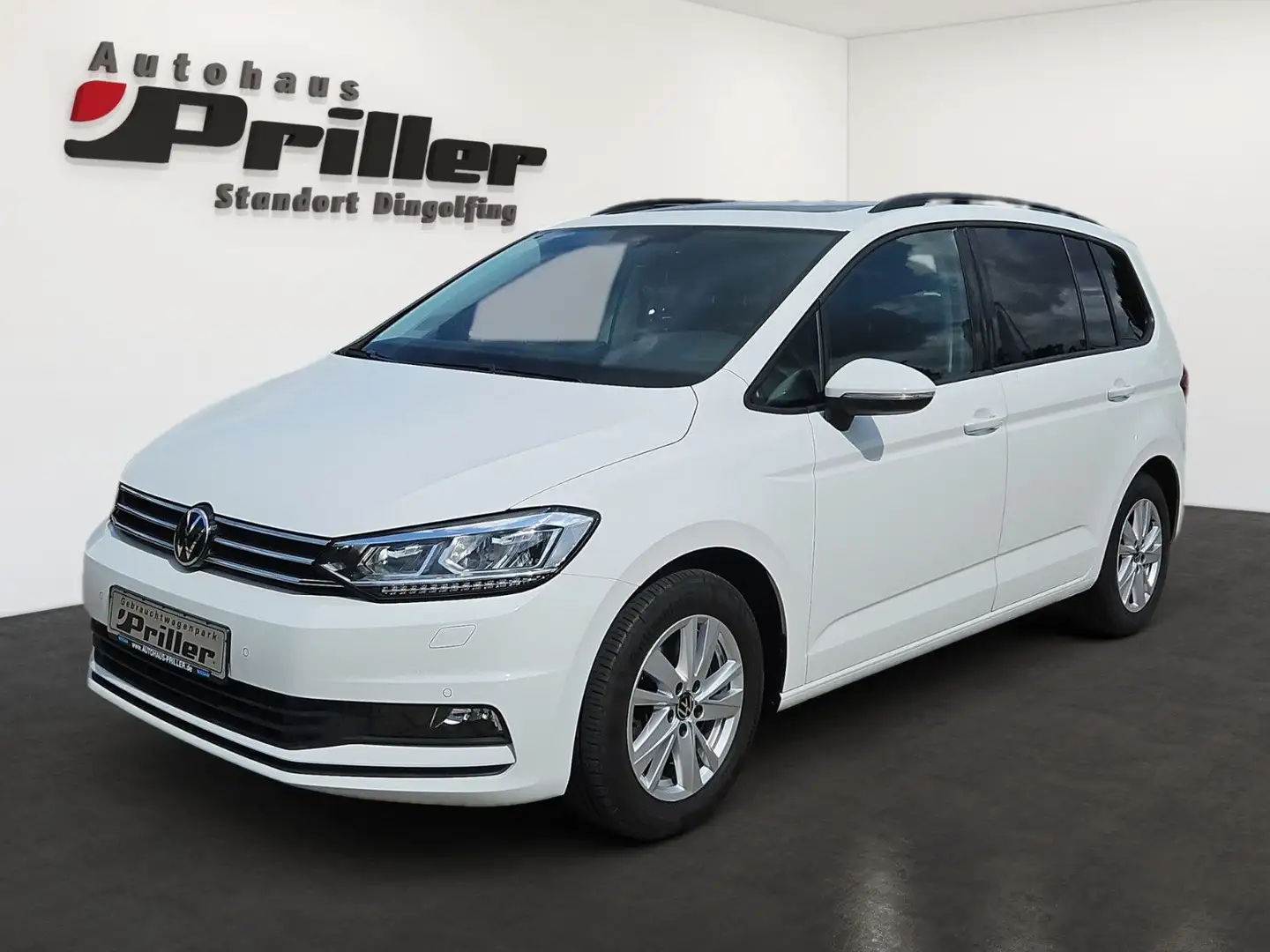 Volkswagen Touran 2.0 TDI Comfortline DSG/NAVI/LED/Pano/ACC Blanc - 1