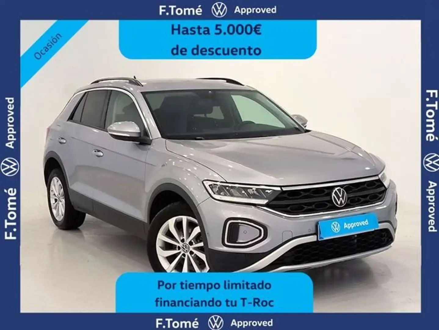 Volkswagen T-Roc 2.0TDI Life 85kW Argent - 1