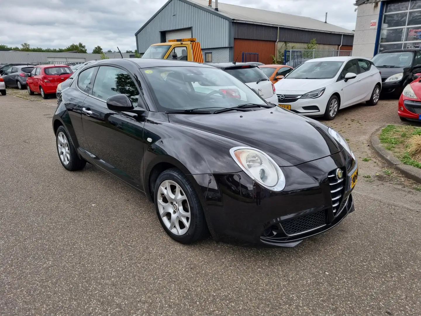 Alfa Romeo MiTo 1.3 JTDm ECO Distinctive 3-Drs Bj:2012 NAP! Zwart - 2