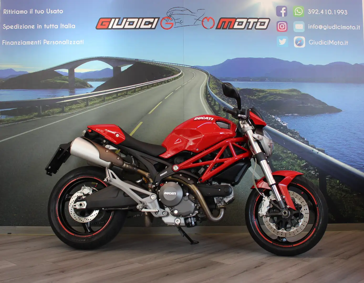 Ducati Monster 696 Plus - 2010 - km 12206 Rosso - 1