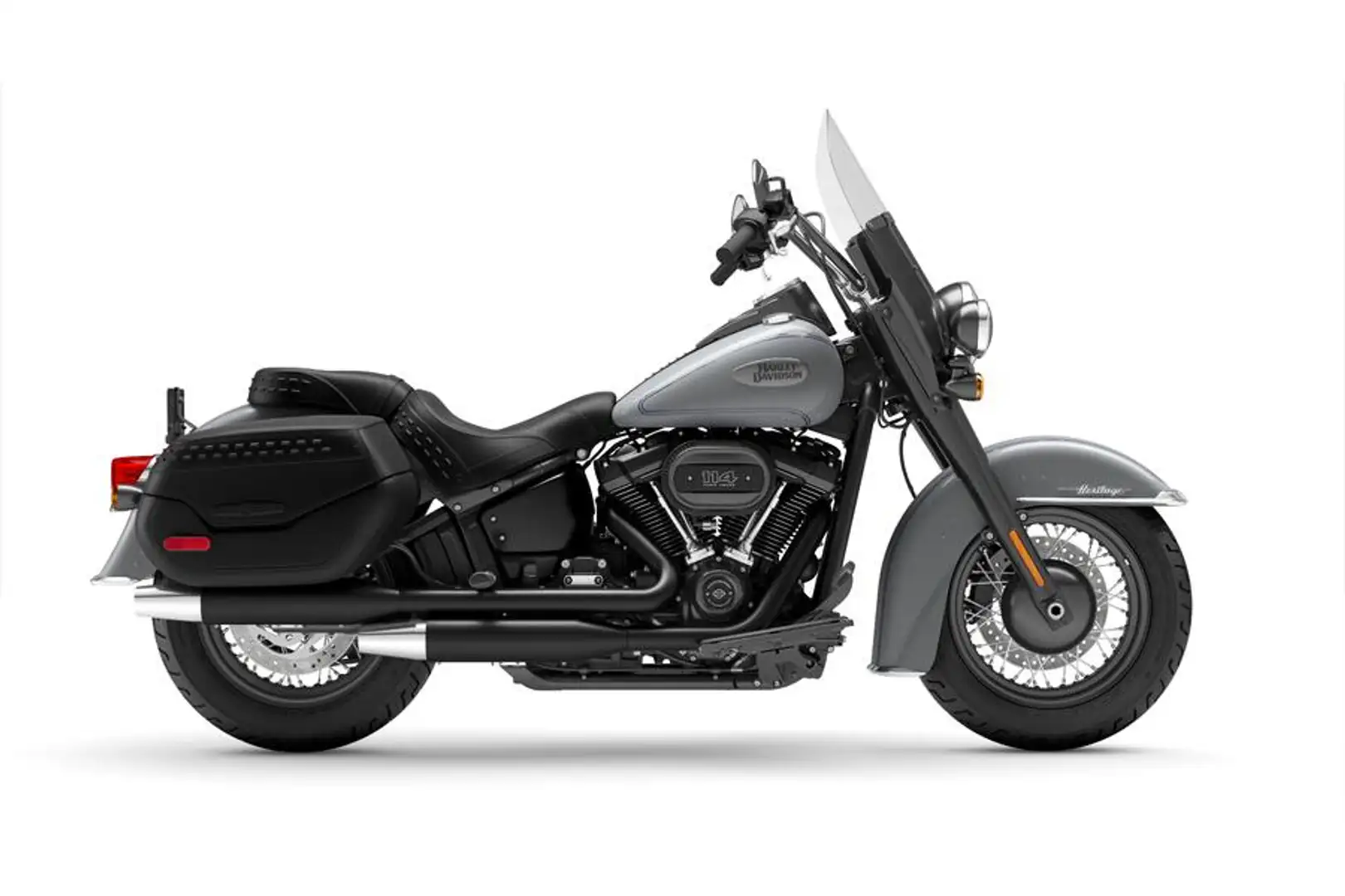 Harley-Davidson Heritage Softail FLHCS CLASSIC BLACK TRIM Zilver - 1