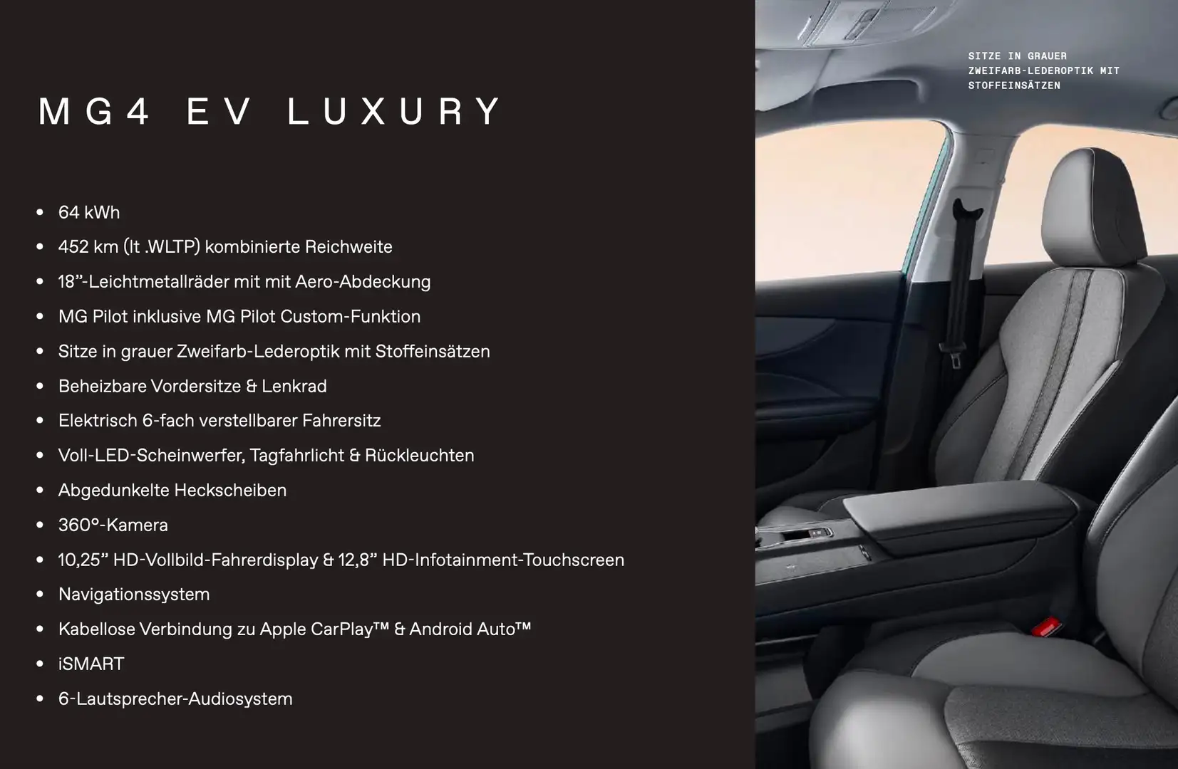 MG MG4 EV Facelift 2026 64kWh: Lieferung Juni-Juli Weiß - 2
