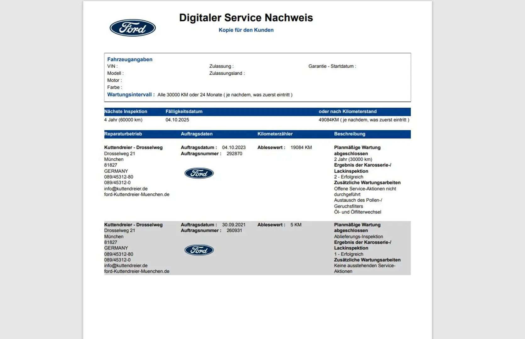 Ford Kuga PHEV Titanium Navi 2xKamera Voll-LED Sitzh. Blanc - 2