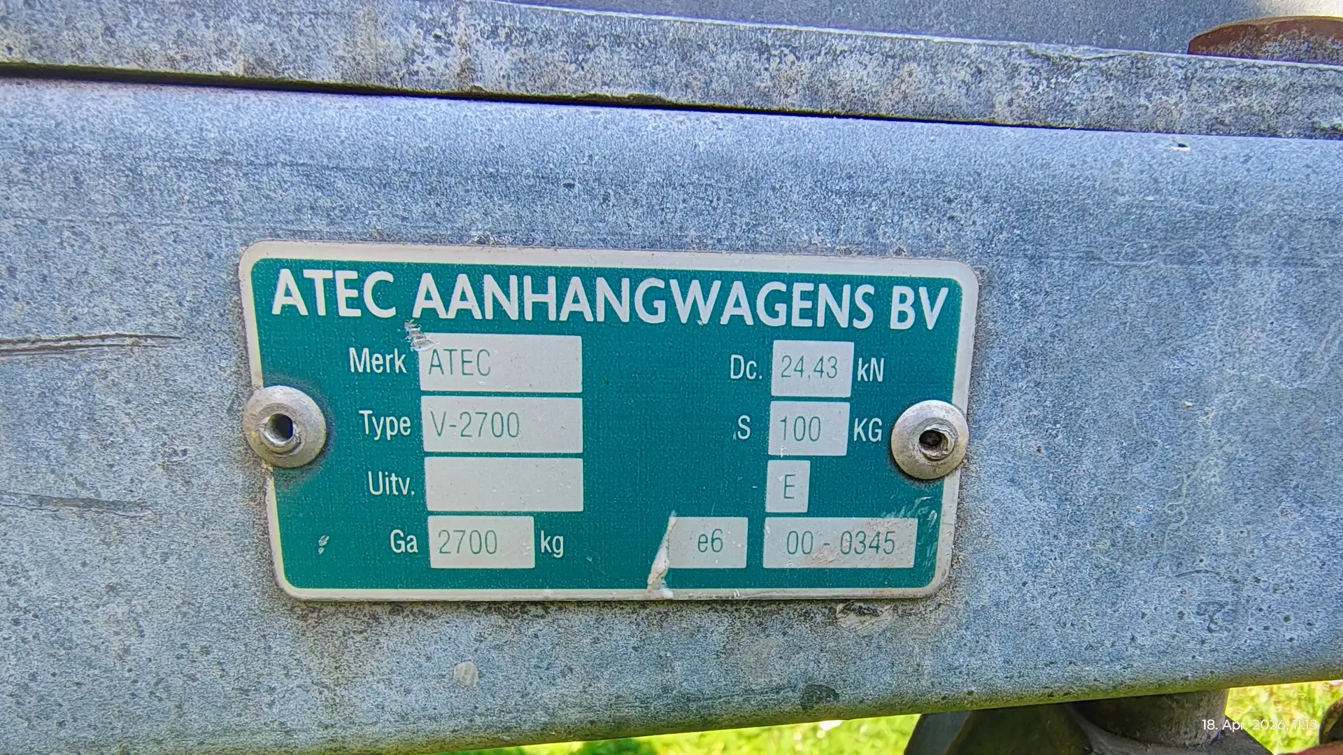 Trailer-Anhänger Sonstige ATEC - 2