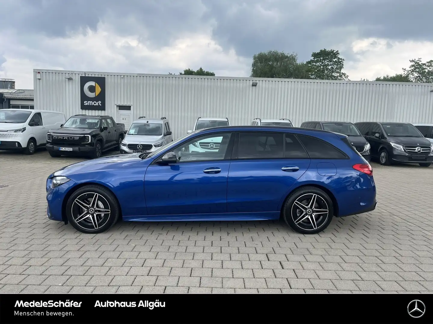 Mercedes-Benz C 300 C 300 T de 4M AMG Night AHK Pano KeylessGO NP84 Blau - 2