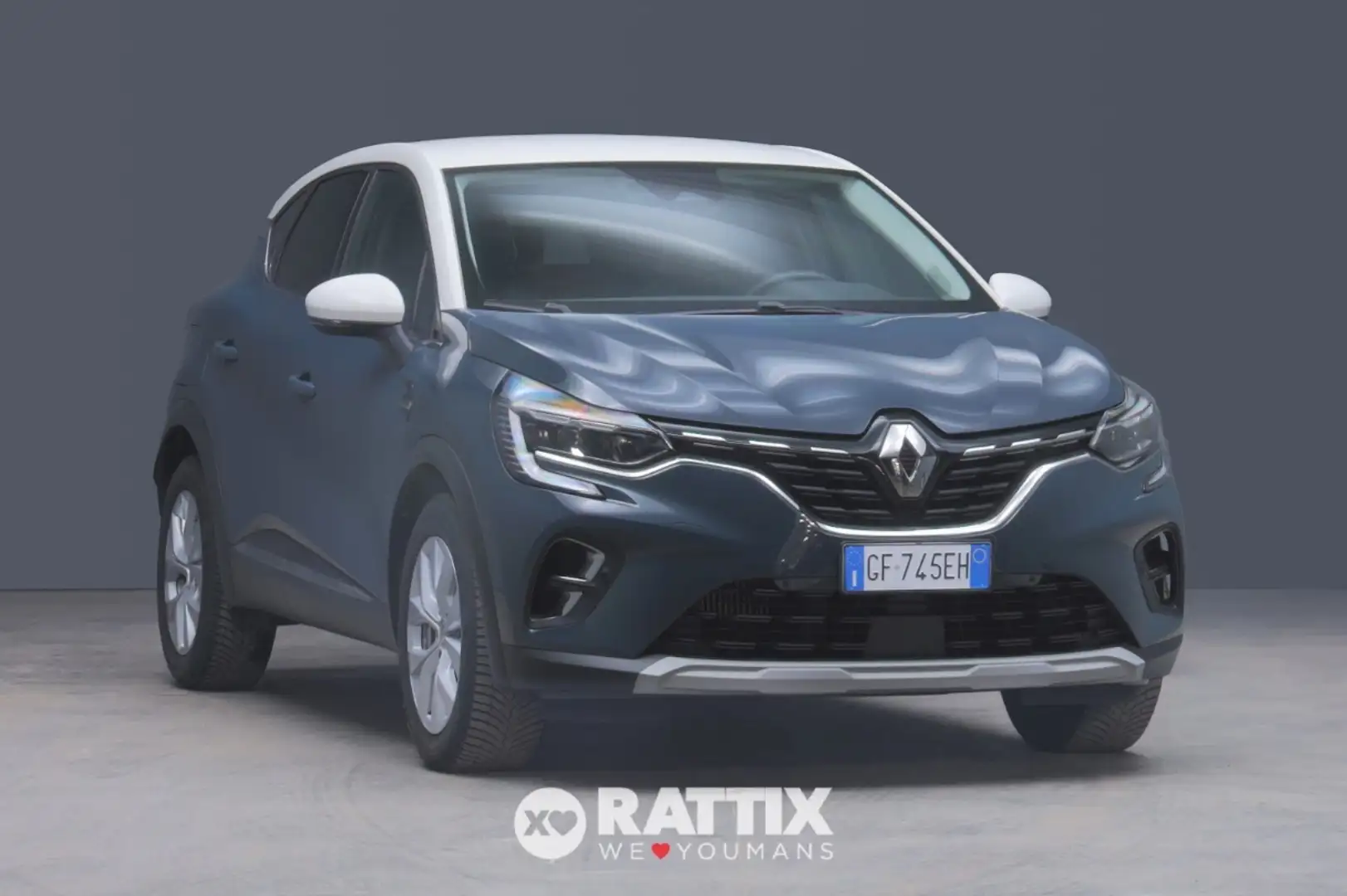 Renault Captur 1.0 TCE GPL 100CV Intens Blauw - 1