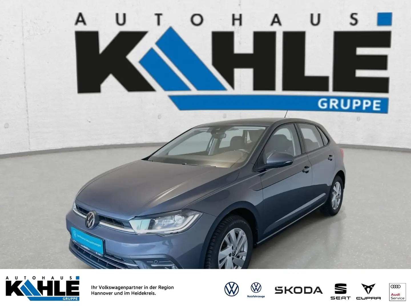 Volkswagen Polo VI 1.0 TSI DSG Style Navi AHK LED ACC SHZ Klima Ap Grau - 1