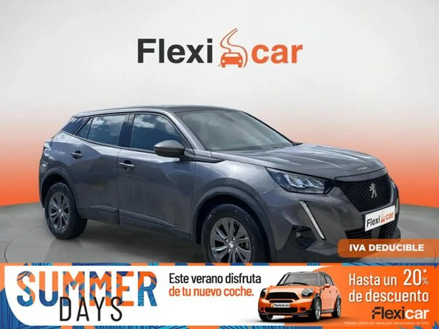 Peugeot 2008 Active+Pack+BlueHDI+81kW+%28110CV%29 Gris - 1