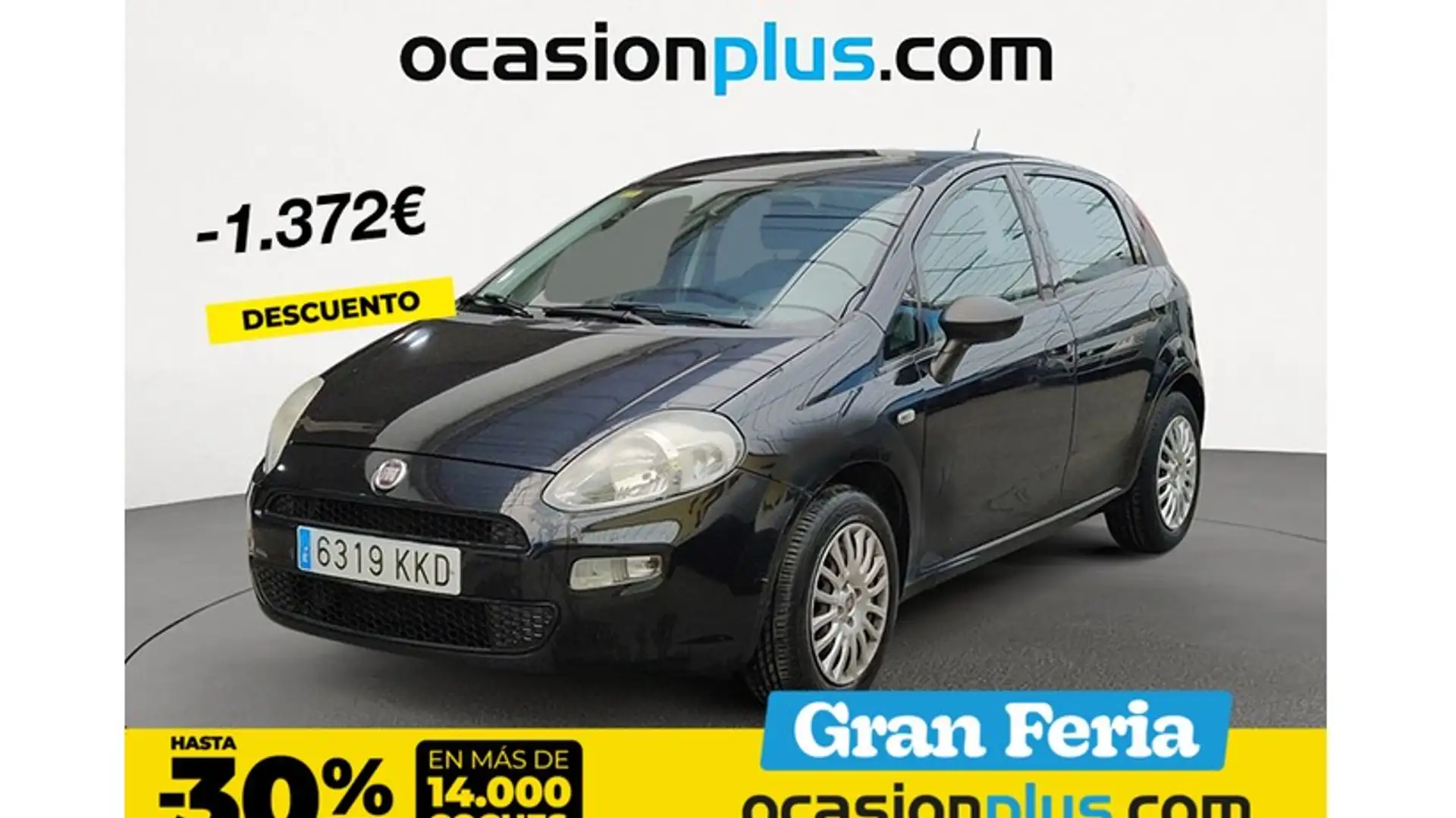 Fiat Punto 1.2 S&S 51kW E6 Negro - 1