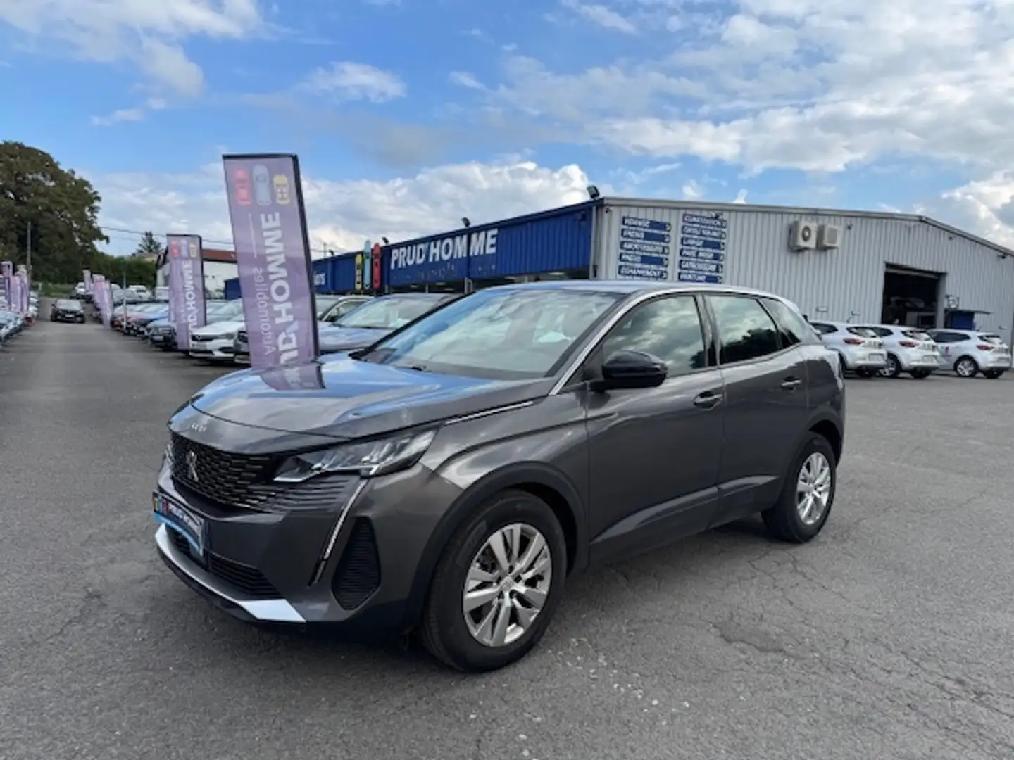 Peugeot 3008 1.2 PURETECH 130CH S\u0026S ACTIVE PACK EAT8 Gris - 1