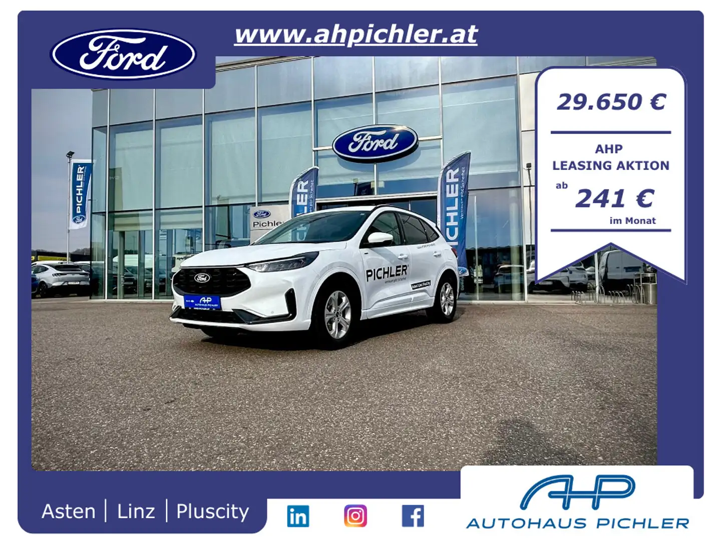 Ford Kuga ST-Line 1,5 Ecob. 150PS WOW AKTION Weiß - 1