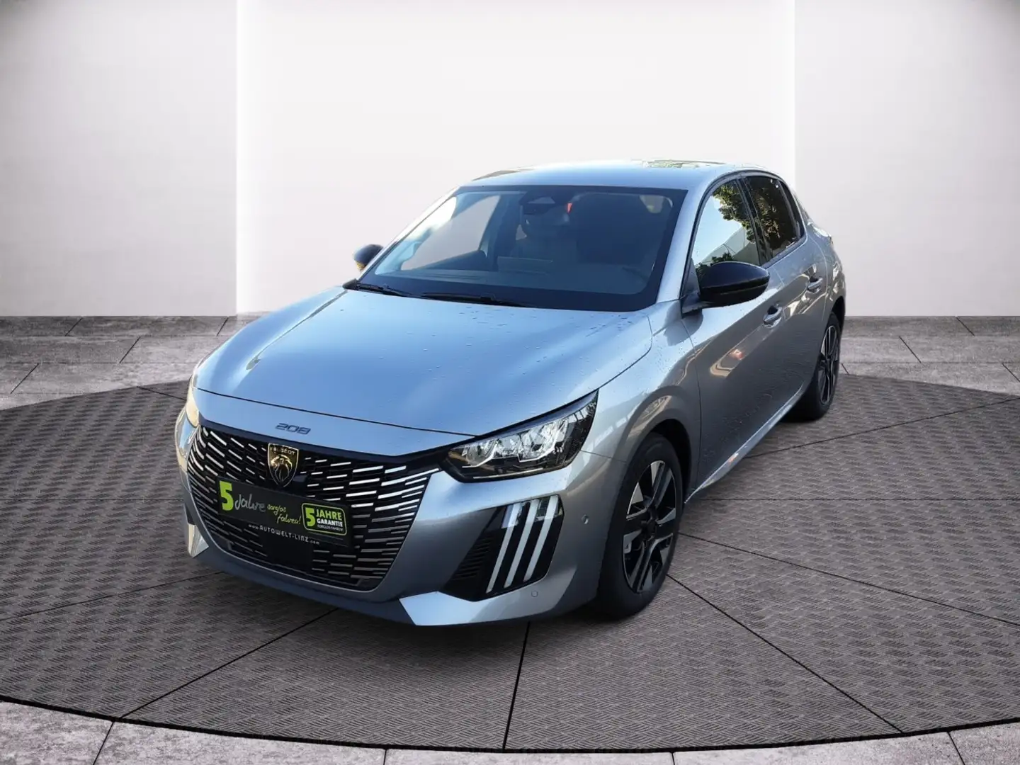Peugeot 208 ALLURE 100PS ACC+Winterp.+360+Kam.+KlimaA Grau - 2