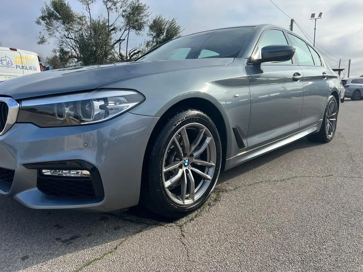 BMW 520 Serie 5 G30 2018 Berlina 520d Msport auto Gris - 2