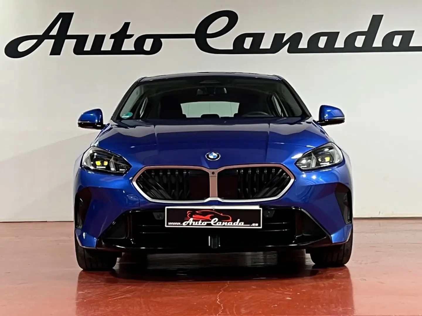 BMW 116 118d Business Auto. Bleu - 2