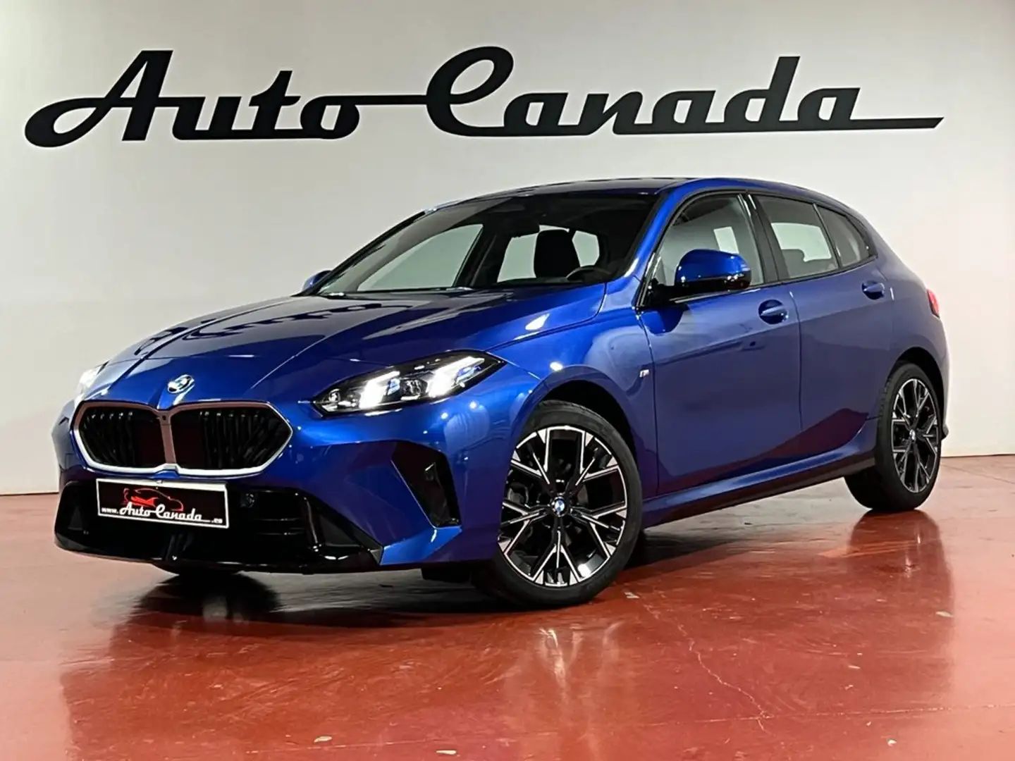 BMW 116 118d Business Auto. Bleu - 1