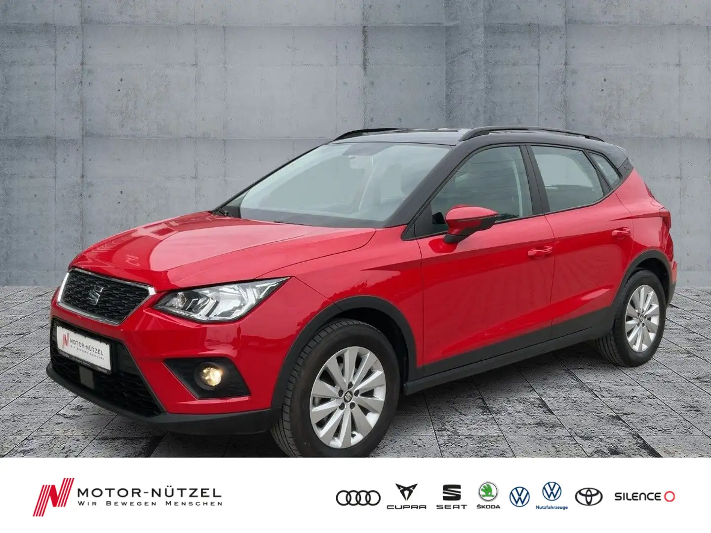 SEAT Arona 1.0TSI STYLE SHZ+PDC+BLUETOOTH+KLIMAANLAGE Rot - 1