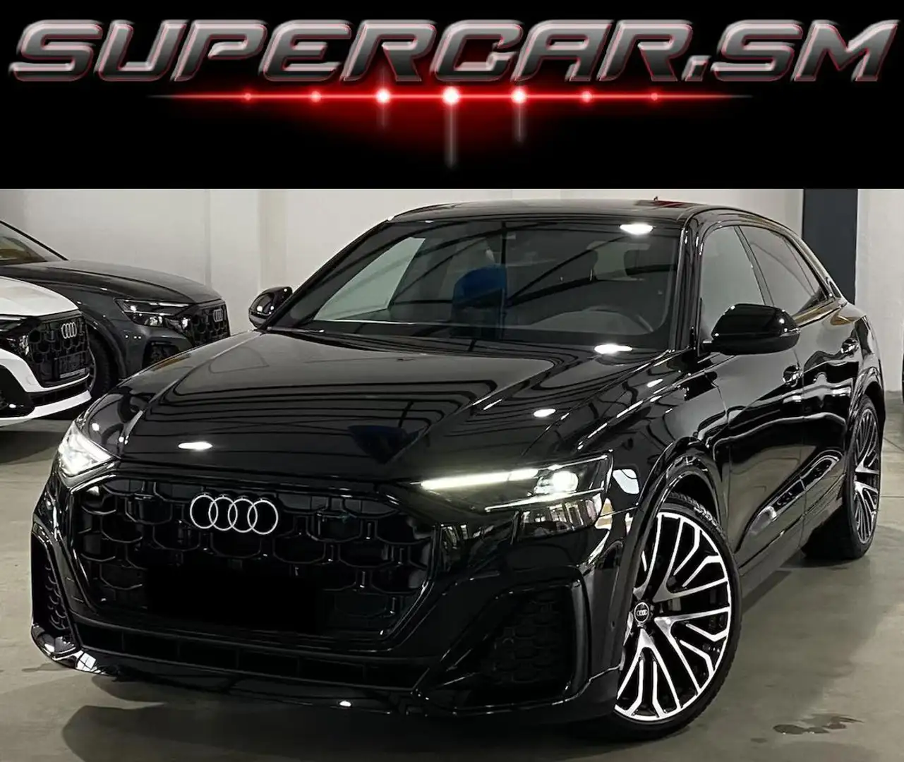 Audi Q8 45 TDI QUATTRO S LINE 23 BLACK PACK PANORAMA ACC Noir - 1